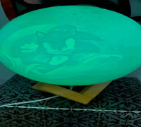 Sonic Moon Lamp 3D model