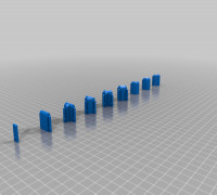 My Customized Modular Drawer Organizer 3D model