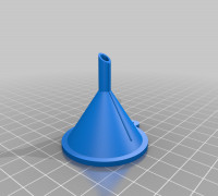 My Customized Parametric funnel 3D model