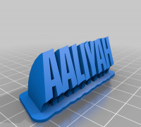 AALIYAH 3D model