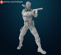 Solid Snake (Metal Gear Solid) 3D model