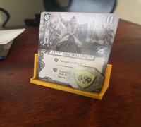 Boardgame card stand 3D model