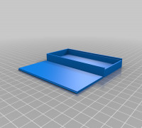 My Customized Box Slide Lid with Text 3D model