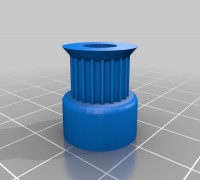 engrenagem eixo 7 - 20 dentes 3D model