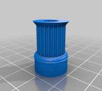 engrenagem eixo 7 - 22 dentes 3D model