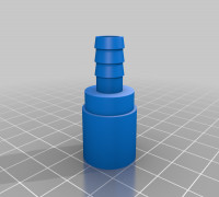 My Customized Hose Connector - Customizer 3 3D model