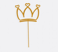 Crown topper 3D model