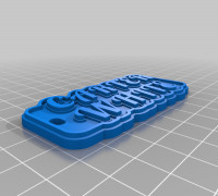Carter Name 3D model