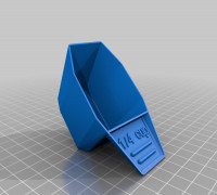 customized cup/scoop 3D model