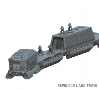 Repulsor Land Train 3D model