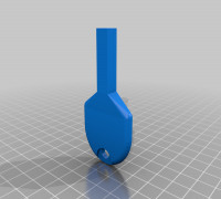 My Customized male/female triangle/square/rectangle/circle with flat plane/cross Key 3D model