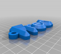 FredKeychain 3D model