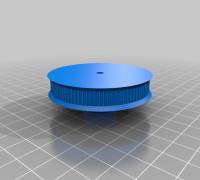 90teeth 4mm pulley 3D model