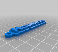 My Customized Jeep Keychain () 3D model