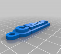 My Customized Jeep Keychain () 3D model