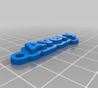 Avery keychain 3D model