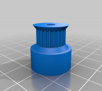 23teeth 4mm pulley 3D model