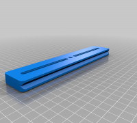My Customized parametric arca swiss quick release plate 3D model