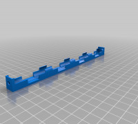 1 row 4 inline aaa (10440) batteries 3D model