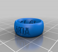 ANILLO NOA 3D model