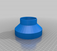 My Customized pipe reducer 128x80 3D model