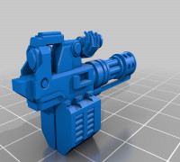 rotary canon 3D model