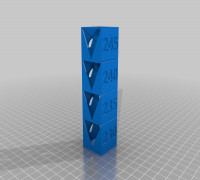 My Customized Temp Calibration Tower 3D model