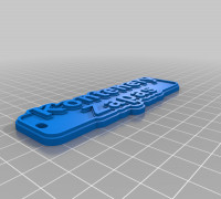 napis 3D model