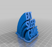 Eat Sleep Game 3D model