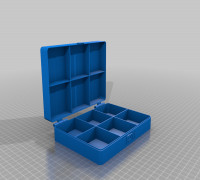 My Customized hinged box V2 3D model