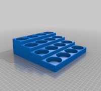Createx 8oz Paint Bottle Rack 3D model