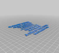 My Customized placa 3D model