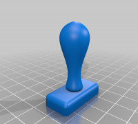 Stamp Handle 30x15 3D model