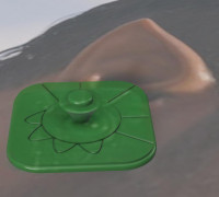 Namor ear ring 3D model