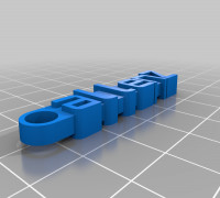 STANZ. Keychain 3D model
