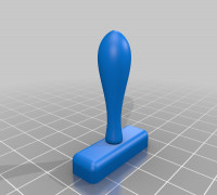 Stamp Handle 30x10 3D model
