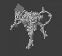 Lancer RPG Blackbeard 3D model