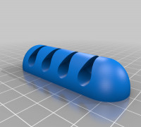 My Customized Cable Holder / Manager 3D model