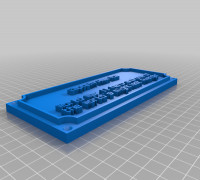 My Customized Simple Name Sign 3D model