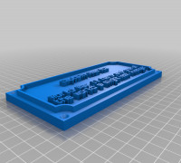 My Customized Simple Name Sign 3D model
