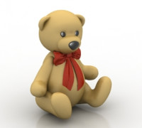 Toy Teddy 3D model