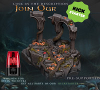 Destroyed temple - Resin printers 3D model