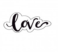 Love cookie cutter 3D model