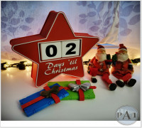EASY PRINT! STAR ADVENT CALENDAR 3D model