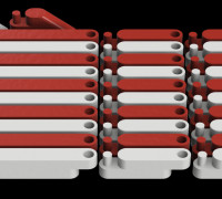 Track boundary set for plugging or screwing ! 3D model