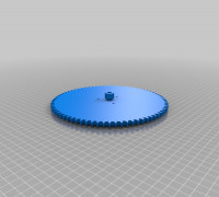 My Customized Sprocket Generator V2 - OpenSCAD 3D model