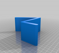My Customized Parametric Book Stand Display 3D model