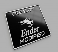 Modified Ender sign 3D model