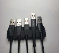 USB cable holder 3D model