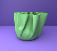 Organic Planter #1 3D model